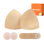 🔥 Bestseller | Unsichtbarer Lift – Patentierte, selbstklebende BH-Einlagen verhindern das Herausrutschen der Brustwarzen. Kein Nähen erforderlich. Für tief ausgeschnittene Oberteile. Damenmode.