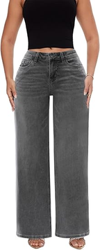 ⚡Flash Sale 👍Magic ONESO Baggy Jeans – Stretchy Wide Leg, Tummy Control Fit