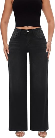 ⚡Flash Sale 👍Magic ONESO Baggy Jeans – Stretchy Wide Leg, Tummy Control Fit
