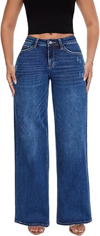 ⚡Flash Sale 👍Magic ONESO Baggy Jeans – Stretchy Wide Leg, Tummy Control Fit