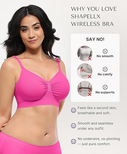⚡Blitzangebot 👍Nahtloser, kabelloser Damen-Bralette 🔥 Ungefütterter Komfort-BH für jeden Tag