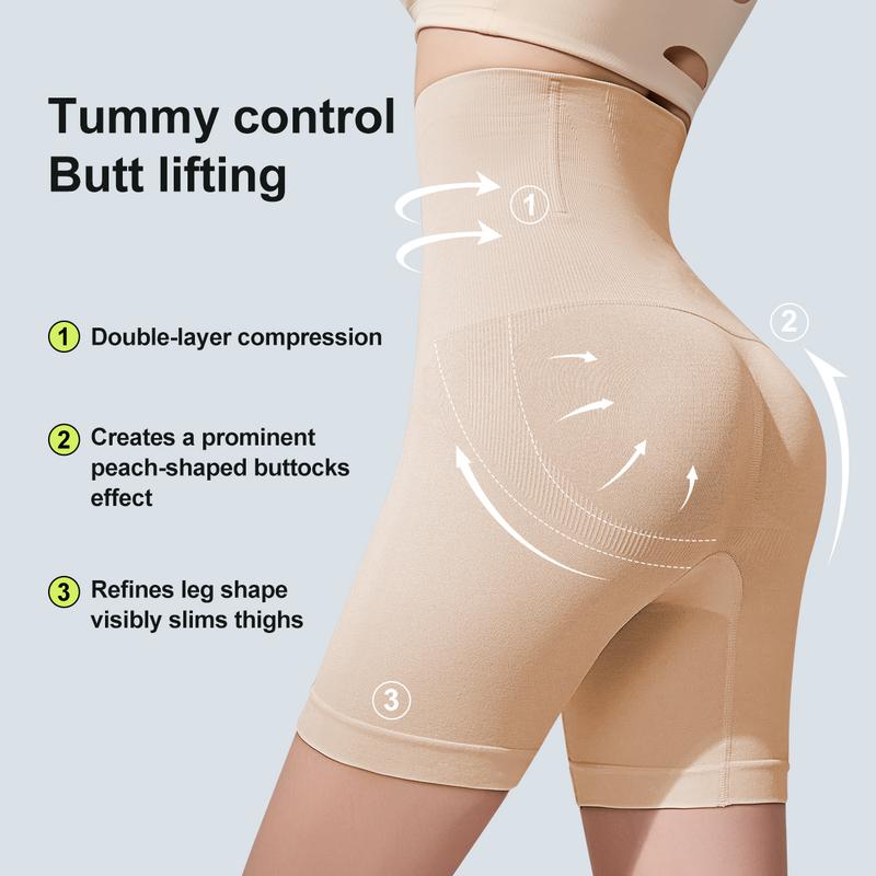 [Fajas Colombianas Shaping Pants ] KKpeople Women's Tummy Control Butt-Lifting Shapewear, Sexy and Comfortable High-Waist Body Sculpting Garment Womenswear Compression