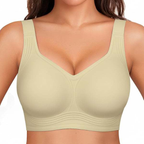 🔥 Meilleure vente | Soutiens-gorge en gelée pour femmes, sans armatures, couvrance totale, confortables et rembourrés, parfaits pour tous les jours. 
