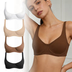 🔥 Bestseller | Damen-Balconette-BH mit Bügel, ungefüttert, ohne Polsterung, stützend 