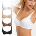 🔥 Bestseller | Damen-Balconette-BH mit Bügel, ungefüttert, ohne Polsterung, stützend 