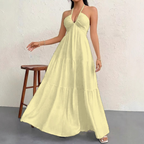 ⚡Flash Sale 👍Women's Plain Dress, Summer Clothes Women, Casual Basic Loose Fit Sleeveless Dress for Beach Holiday Vacation