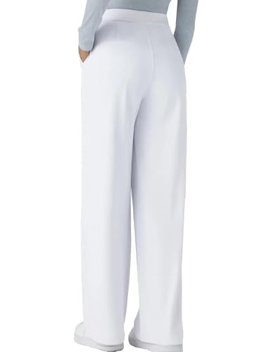 🔥 Best Seller | Women's High Waisted Straight Leg Work Trousers with Side Pockets